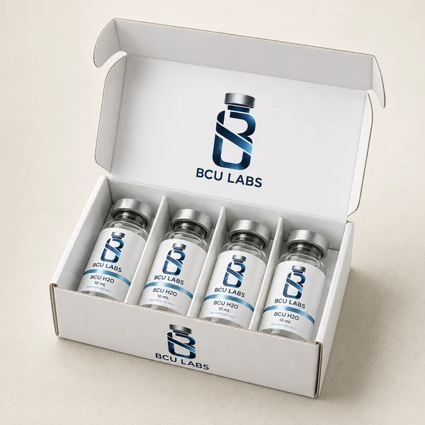 BCU Labs research vials packed for delivery