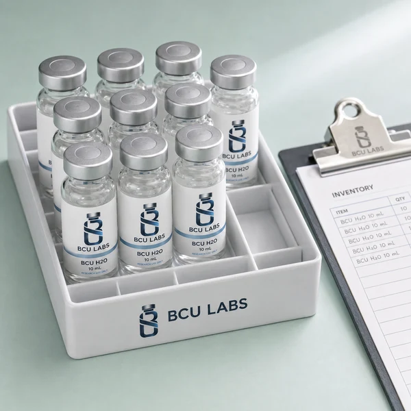 BCU Labs vials organized for inventory